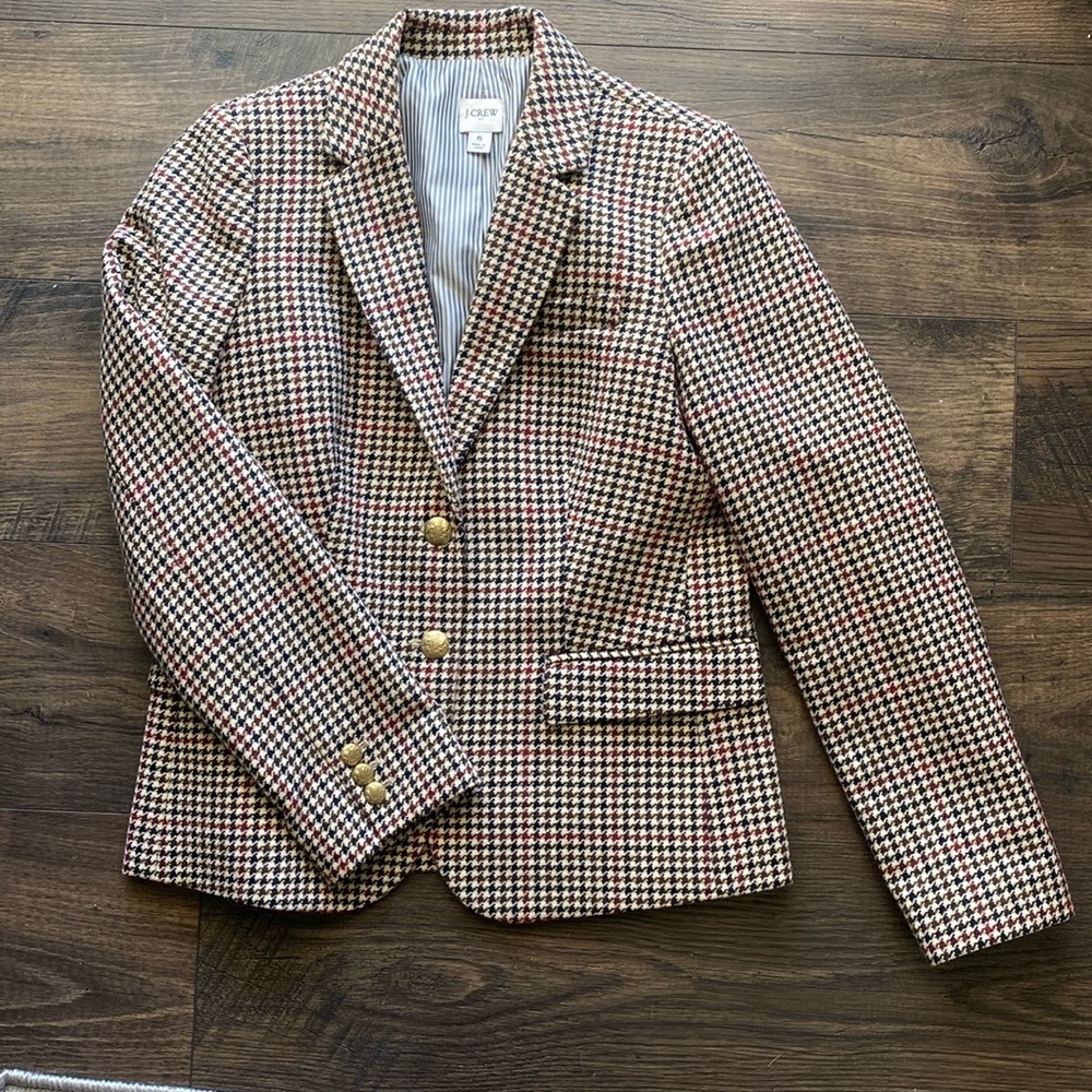 J. Crew Blazer in Houndstooth